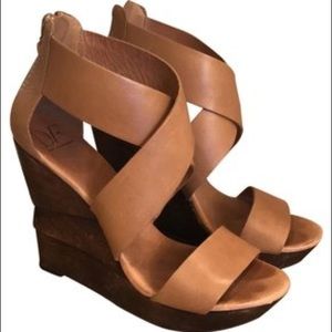 Diane von Fürstenberg Brown Wedges